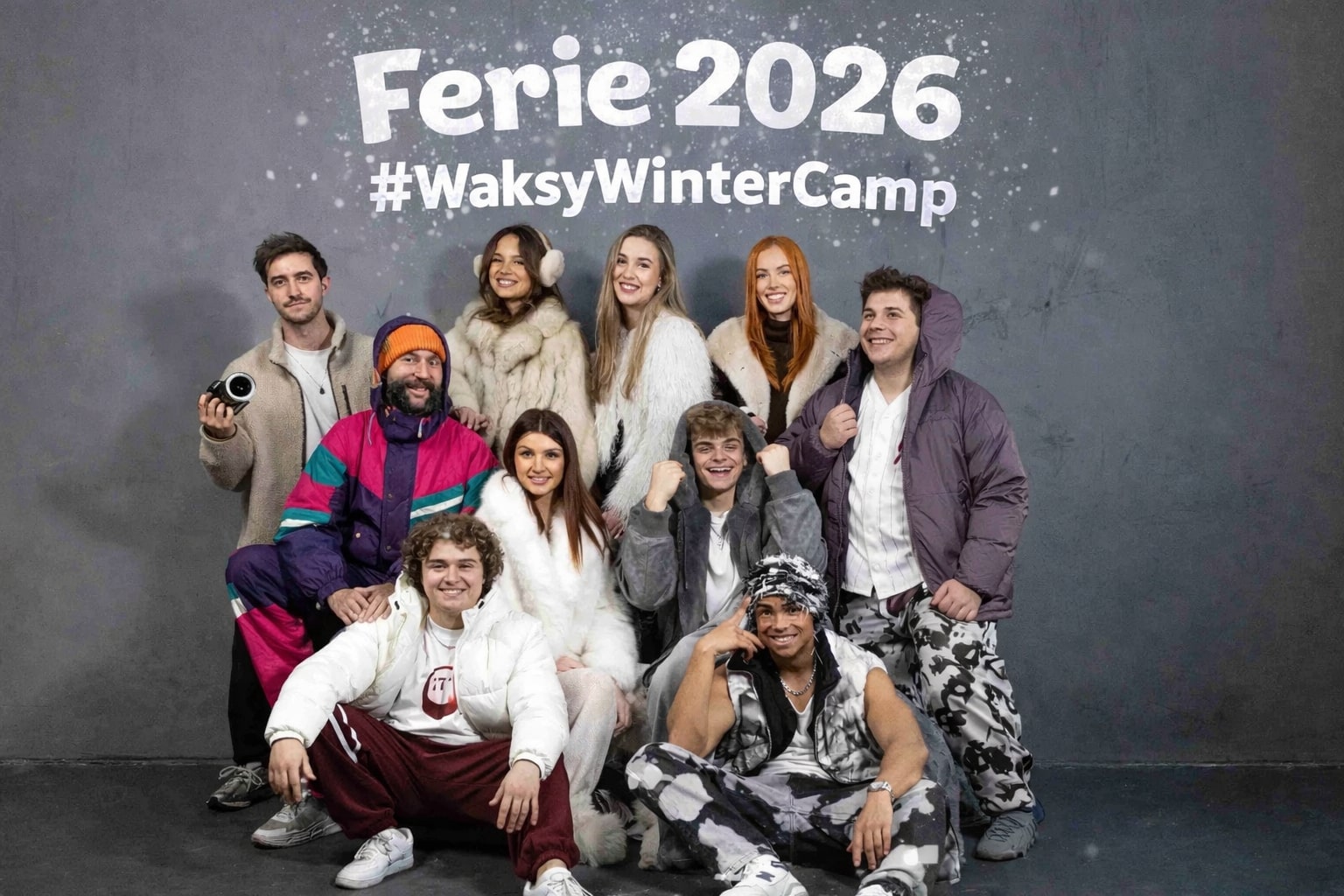 obrazek do 🎬 Zimowe Ferie z YouTuberami WAKSY WINTER CAMP [01-07.02.2026]: 7 dni • 10-16 lat