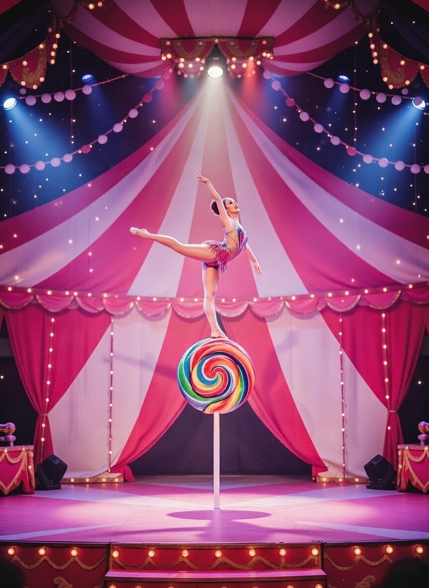 obrazek do 🎪 Przedstawienie Artystyczne „LOLLIPOP” Cyrkowa magia pełna emocji